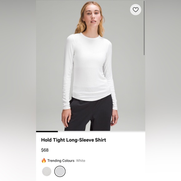 lululemon athletica Tops - Lululemon Hold Tight Long Sleeve. NWT. Size 10. Original packaging.